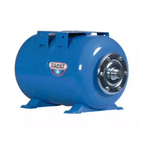 Zilmet ULTRA-PRO Horizontal Potable Water Expansion Vessel, 24A Litre - Blue