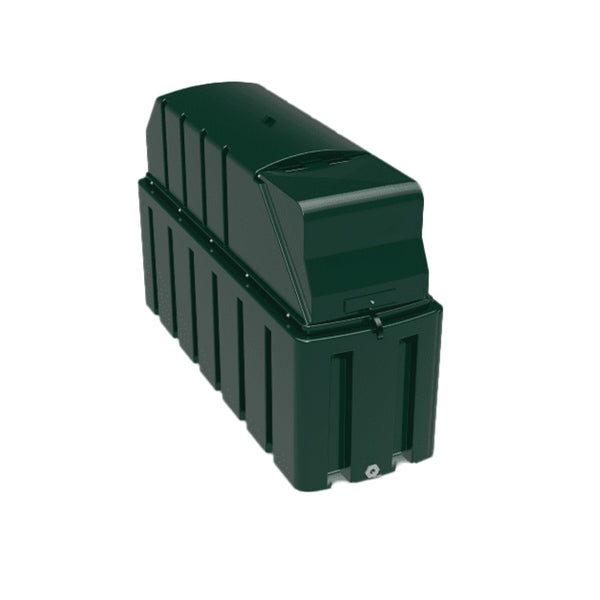 Atlantis 1350 Litre Slimline Bunded Fireproofed Plastic Oil Tanks