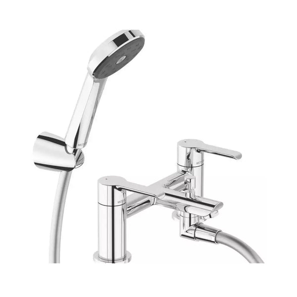 Methven Kea Brass Bath Shower Mixer, Chrome