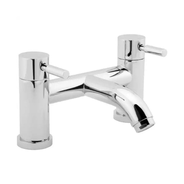 Methven Deva Vision Brass Deck Mounted Bath Filler, Chrome