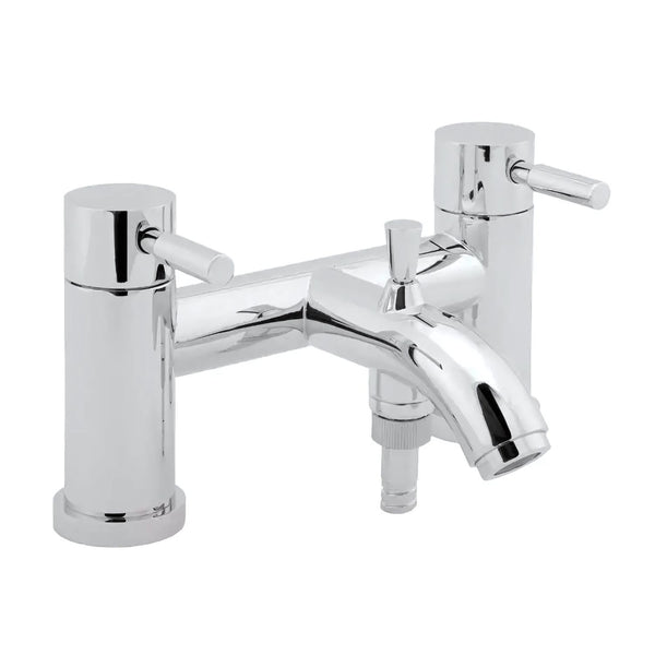 Methven Deva Vision Brass Deck Mounted Bath Shower Mixer, Chrome