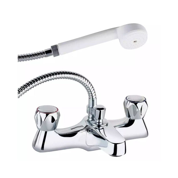 Methven Deva Profile Deck Mounted Bath Shower Mixer (Pair)