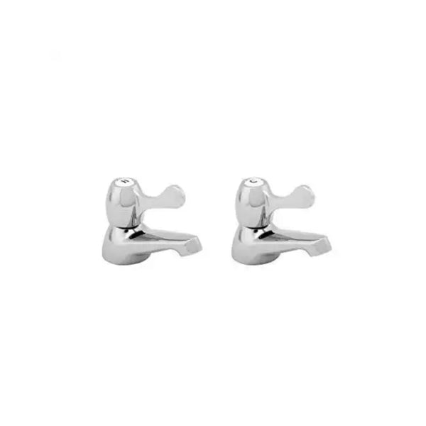 Methven Deva Chrome Lever Action Contract Bath Taps (Pair)