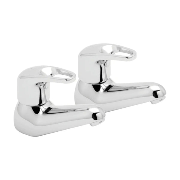 Methven Deva Lace Chrome Brass Basin Tap (Pair)