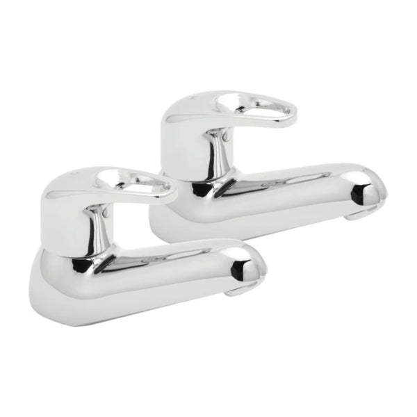 Methven Deva Lace Chrome Brass Bath Taps (Pair)