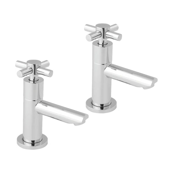 Methven Deva Motif Chrome Brass Basin Tap (Pair)