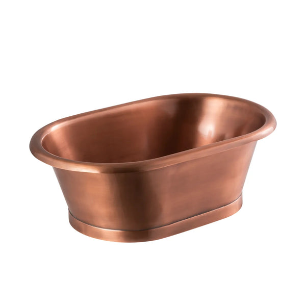 BC Designs Freestanding Traditional Countertop Mounted Basin - 180mm L x 530mm W, Antique Copper