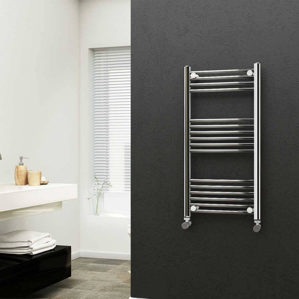 Eastgate 22mm Steel Chrome Straight Heated Towel Rails