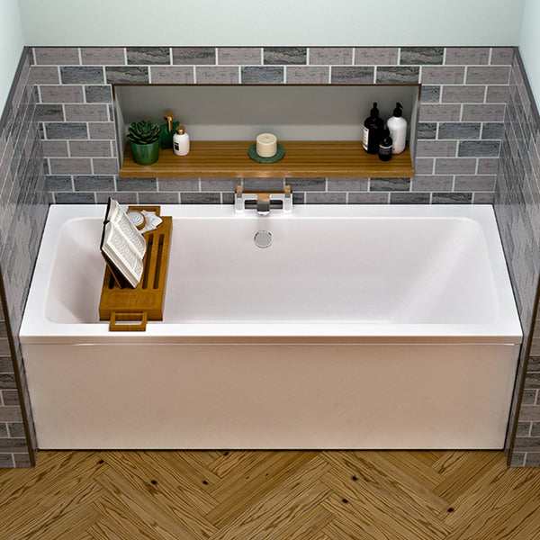 Eastbrook Portland Double Ended Beauforte Bath, White