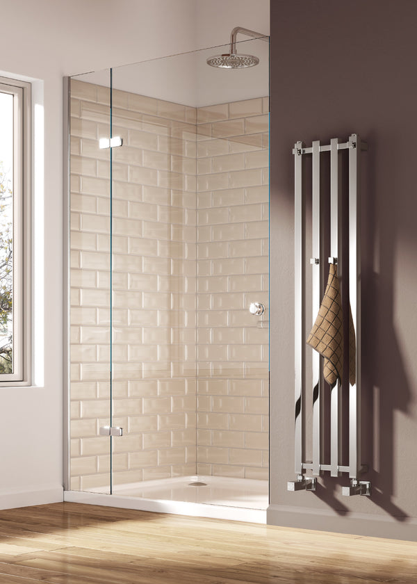 Reina Todi Steel Chrome Designer Heated Towel Rail Radiator