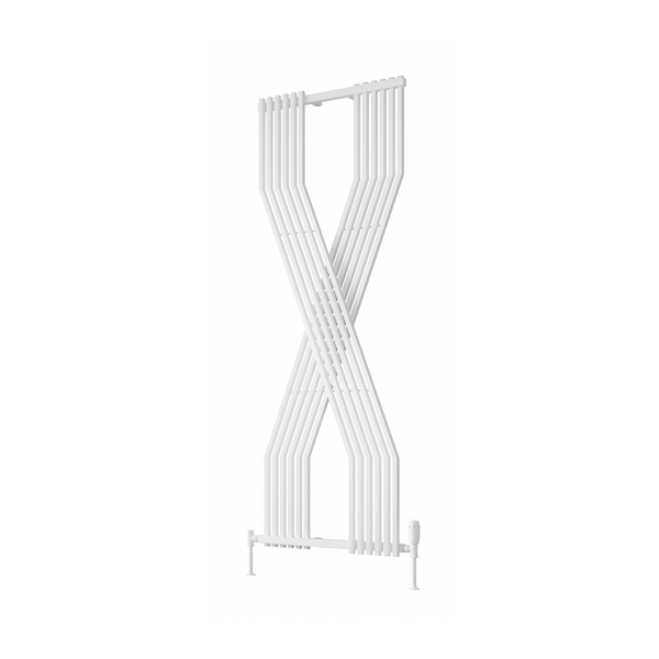 Reina Coredo Steel White Vertical Designer Radiator - Central Heating