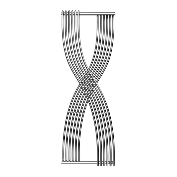 Reina Dimaro Steel Chrome Vertical Designer Radiator - Central Heating