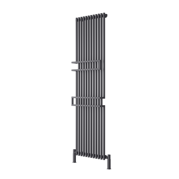 Reina Grande Steel Anthracite Vertical Designer Radiator - Central Heating