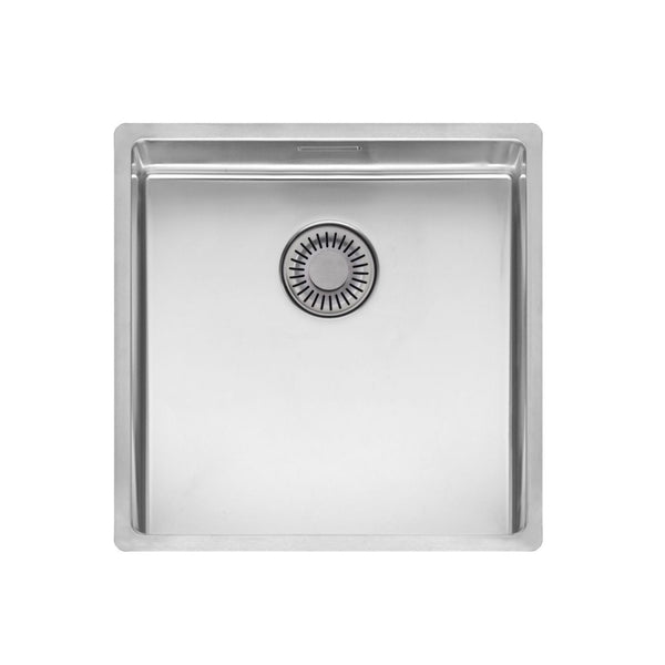 Reginox New York 40x40+40x40 Single Bowl Stainless Steel Kitchen Sink, 90mm Comfort Waste