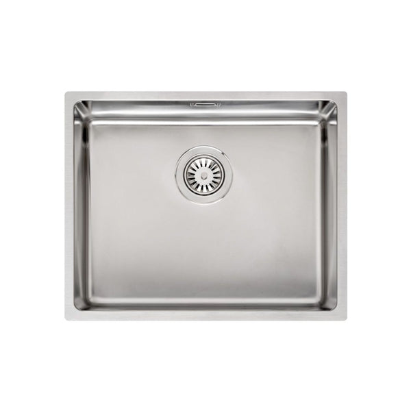 Reginox Houston 50x40 Stainless Steel Single Bowl Kitchen Sink, Square