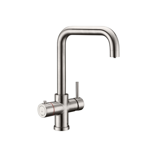 Reginox Tribezi 3IN1 Durable Boiling Water Kitchen Mixer Tap, Brushed Nickel