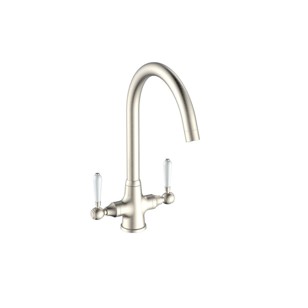 Reginox Elbe Traditional Kitchen Tap - Brushed Nickel