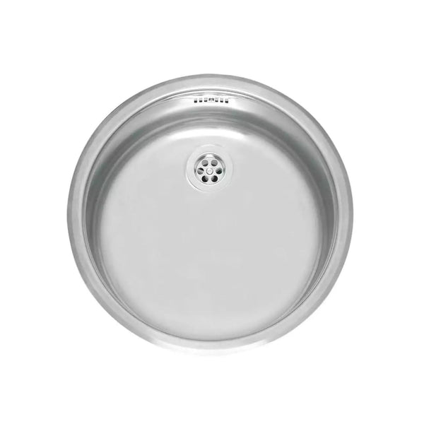 Reginox R18 370 OSP Double Bowl Commercial Stainless Steel Kitchen Sink and Overflow, 0.7 Gauge