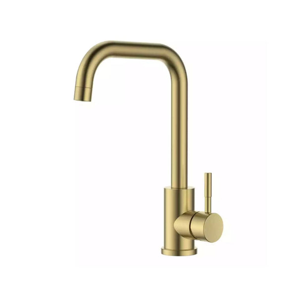 Reginox SALINA GOLD Single Handle One Head 'U' Neck Single Lever Sink Tap