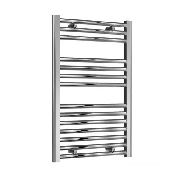 Reina Diva Steel Chrome Flat Heated Towel Rail Radiator