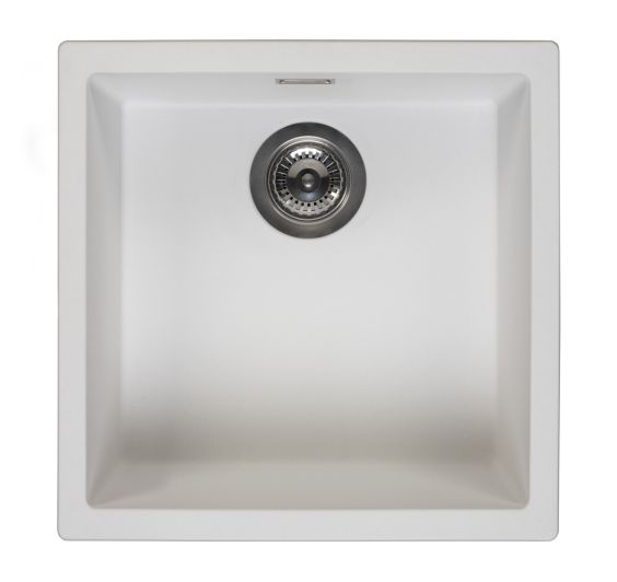 Reginox AMSTERDAM 40 Single Bowl Integrated Regi-Granite Metal Kitchen Sink, Inset and Undermount Sinks