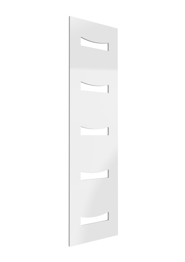 Reina Ancora Mild Steel White Vertical Designer Radiator - Central Heating