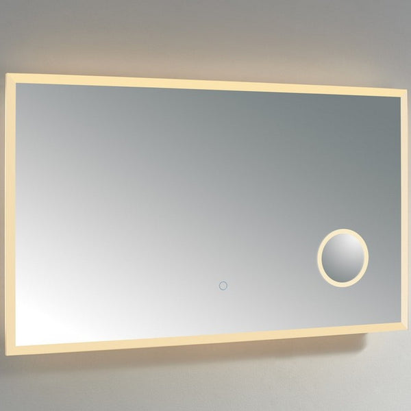 Kartell Almanzora 600mm x 1000mm Illuminated LED Mirror, Clear Glass