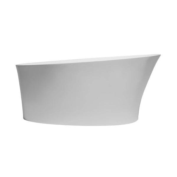 BC Designs Delicata Cian Solid Surface Freestanding Bath - 1520mm L x 715mm W