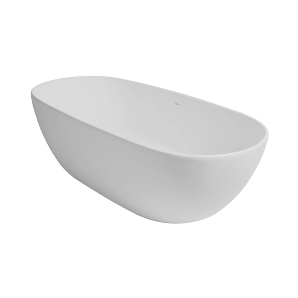 BC Designs Crea Cian Solid Surface Freestanding Bath - 1665mm L x 780mm W