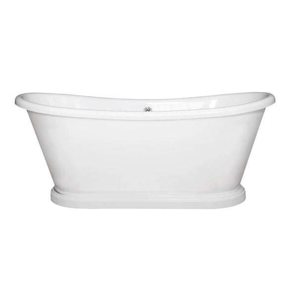 BC Designs Megane Sanded Oval Freestanding Double Ended Boat Baths