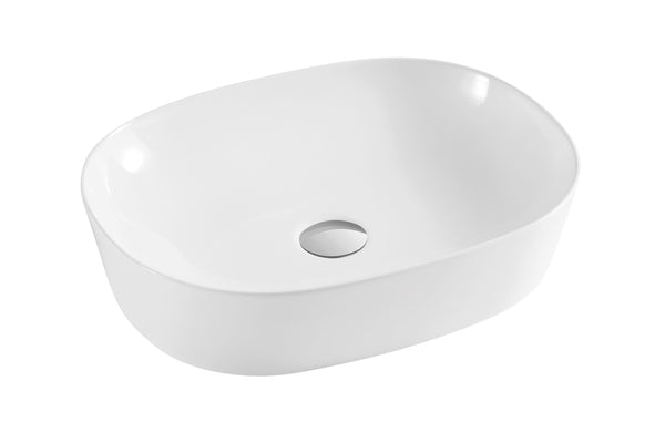 Kartell Island 500mm Style Counter Top Basin, White