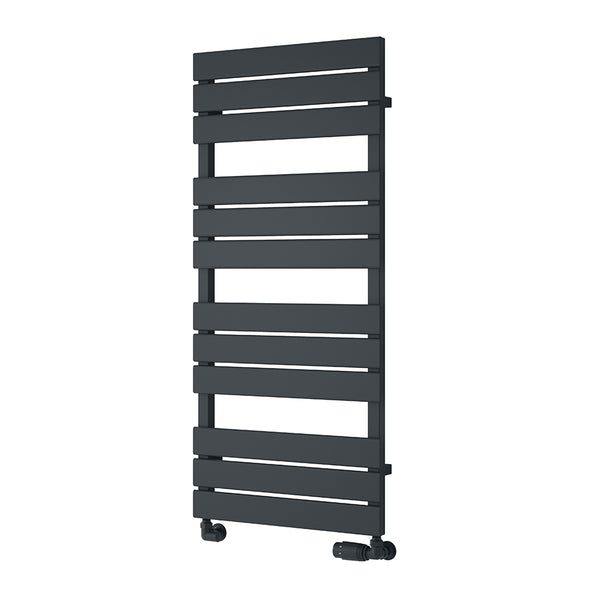 Reina Avola Anthracite Flat Panel Heated Towel Rail Radiator