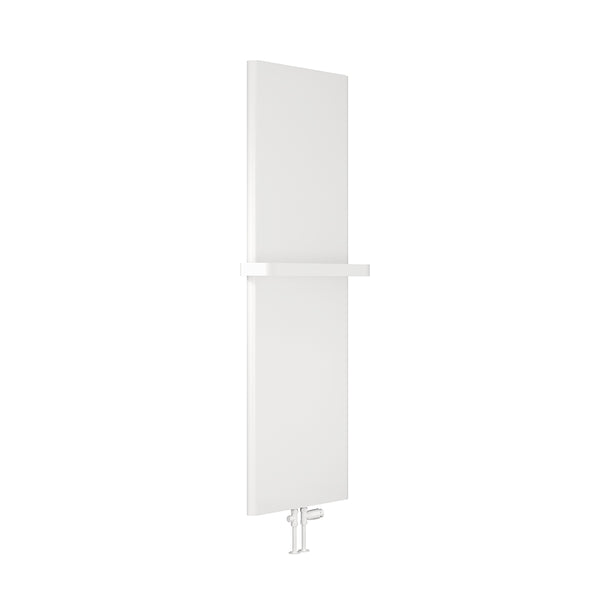 Reina Borda Steel White Texture Vertical Designer Radiator, Central Heating