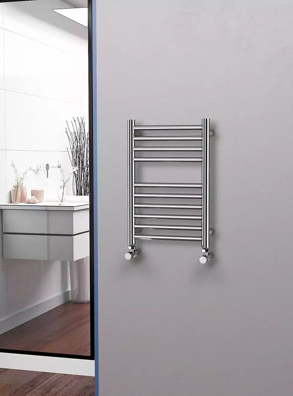 Eastgate 304 Straight Polished Steel Heated Towel Rails