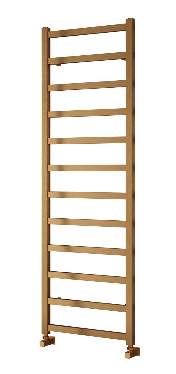 Reina Fano Copper Satin Aluminium Heated Towel Rail Radiator