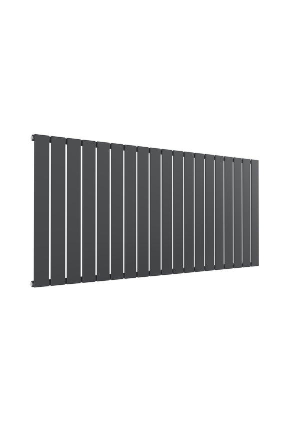 Reina Flat Steel Anthracite Single/Double Horizontal Designer Radiator