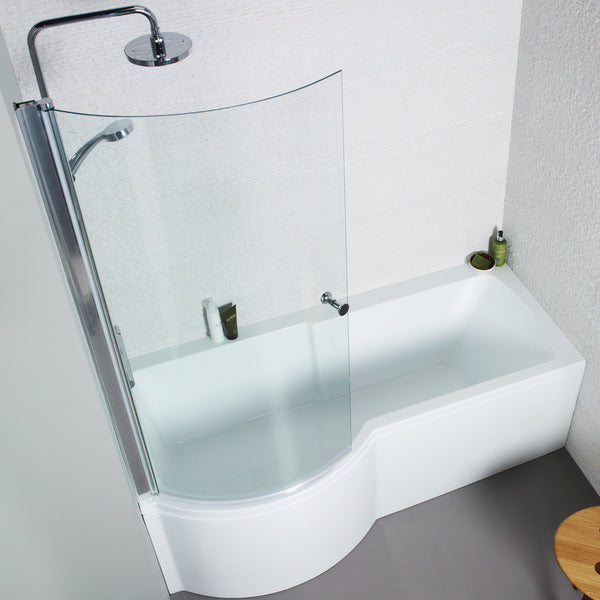 Kartell Adapt P Shaped Shower Bath Screen