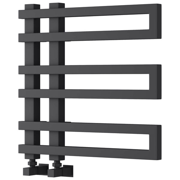 Reina Pietra Anthracite Steel Vertical Designer Heated Towel Rail Radiator