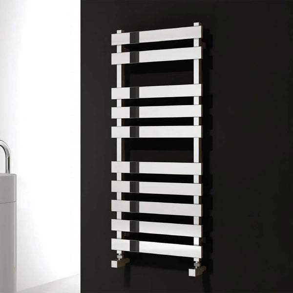 Reina Kreon Polished Stainless Steel Designer Heated Towel Rail Radiator