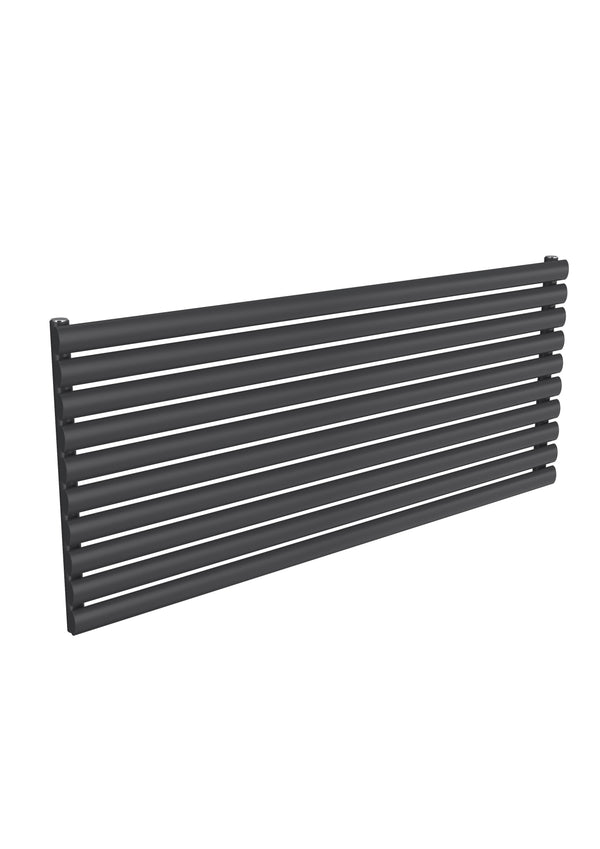 Reina Nevah Steel Anthracite Single/Double Horizontal Designer Radiator