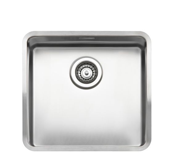 Reginox OHIO Square Stainless Steel Integrated Kitchen Sink with Tap Wing