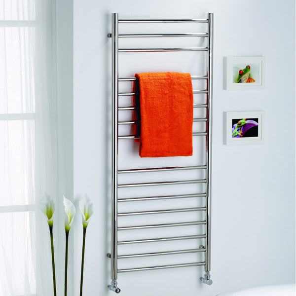 Kartell Orlando Straight Stainless Steel Designer Heated Towel Rails