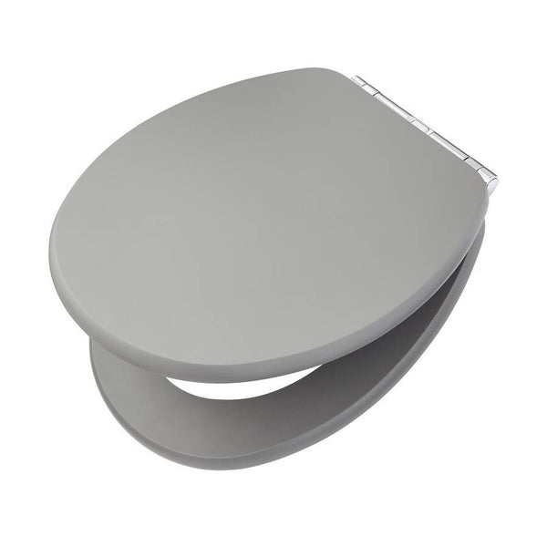 Kartell Astley Soft Close Wooden Seat for c/c Pan, Matt Grey