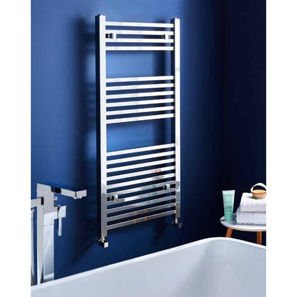 Kartell Squared Chrome Designer Heated Towel Rails