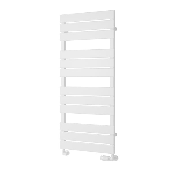 Reina Avola White Flat Panel Heated Towel Rail Radiator