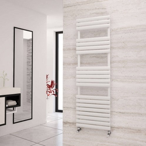 Eastgate Eclipse Steel White Designer Heated Towel Rails