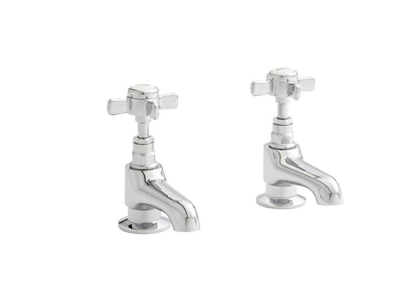 Kartell Klassique Brass Basin Tap (Pair)