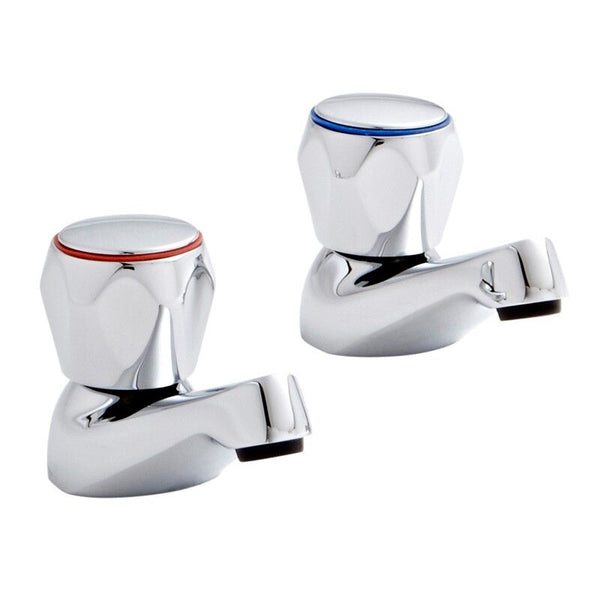 Kartell Alpha Brass Basin Tap (Pair)