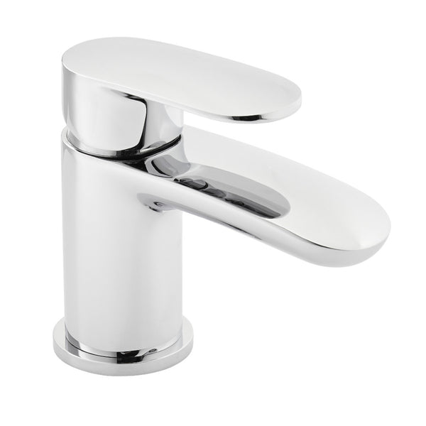 Kartell Brassware Verve Mini Mono Basin Mixer Tap with Click Waste