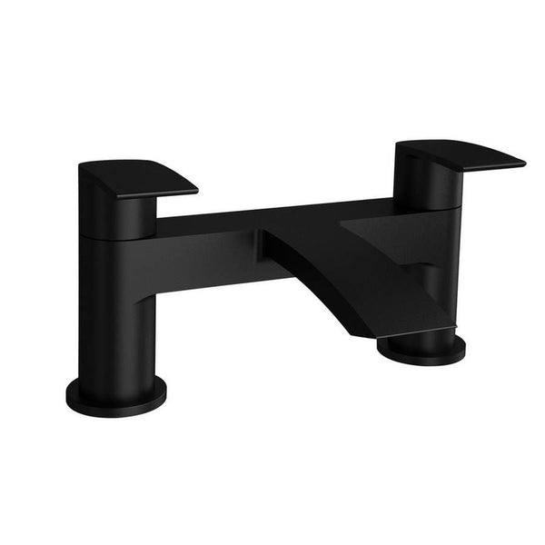 Kartell Brassware Nero Curve Bath Filler, Matt Black